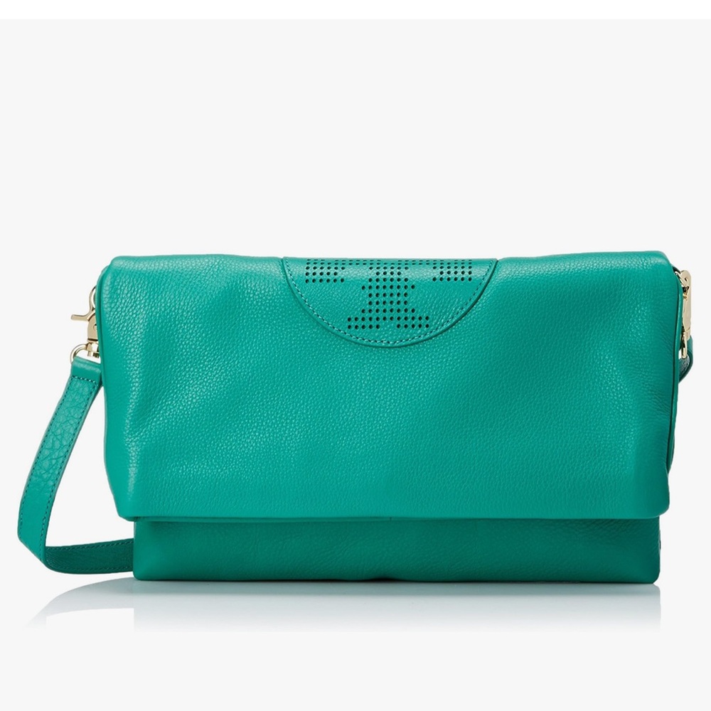 Tory Burch Kipp fold over messenger crossbody clutch